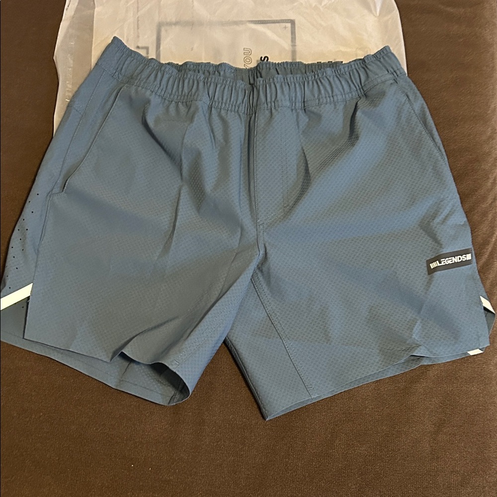 Legends Relay Men's Athletic Shorts in Slate Blue